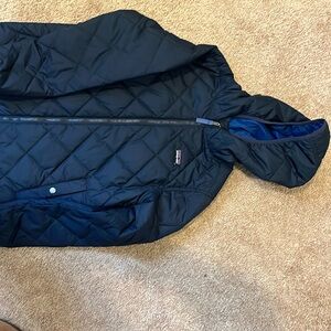 Boys Patagonia Coat-Blue, Size M(10)